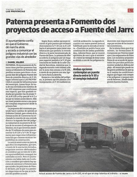 LAS PROVINCIAS (13 setembre 2013)