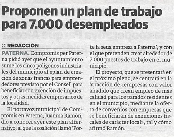 LAS PROVINCIAS (11 octubre 2013)