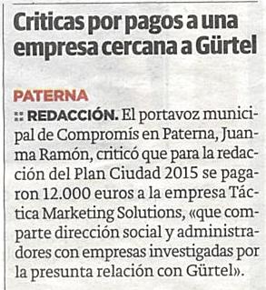 LAS PROVINCIAS (6 novembre 2013)