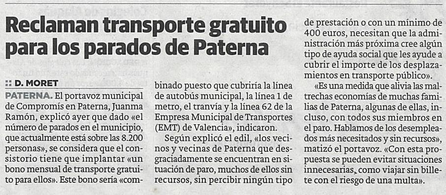 LAS PROVINCIAS 5 juny 2014